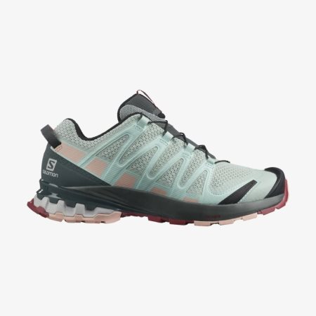 Salomon XA PRO 3D v8 Womens Hiking Shoes Green UK BJPX